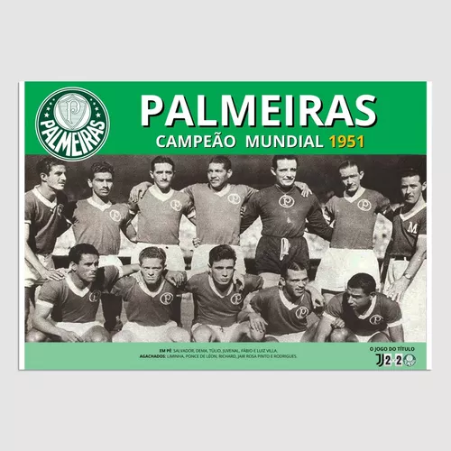 Camisa do Palmeiras Retro 1951 Campeão Mundial Betel - Masculina