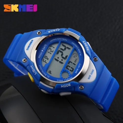 Skmei 1077 Reloj Para Ni os Deportivo Sumergible Cronometro
