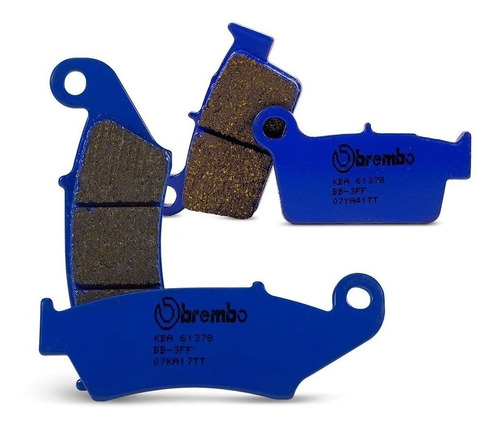 Set Pastilla Freno Delantera Trasera Yamaha Wr 450