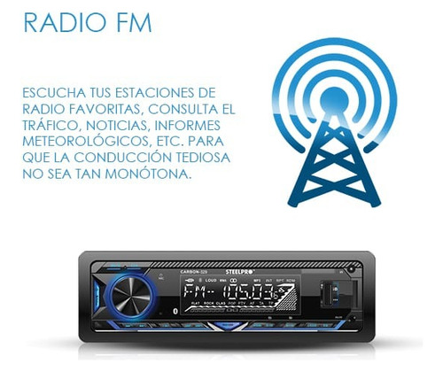 Steelpro Kit Autoestereo Bluetooth Y Bocinas 6.5 Usb-sd Card