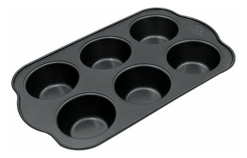 Vencort Molde 6 Muffin Acero Carbon Charola Muffins