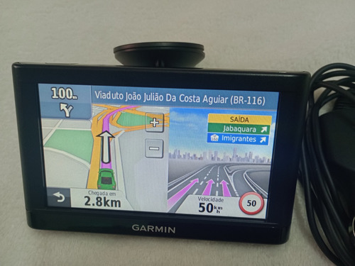 Gps Garmin Nüvi 42 Atualizado Mapa Do Brasil 2025.10 Preto (Usado)