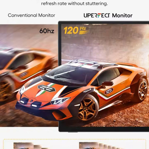 Monitor Uperfect 18.5 120hz Gaming Game Preto