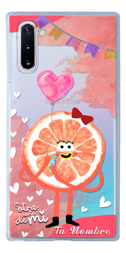 Funda Para Galaxy De Parejas Media Naranja Nombre De Ella