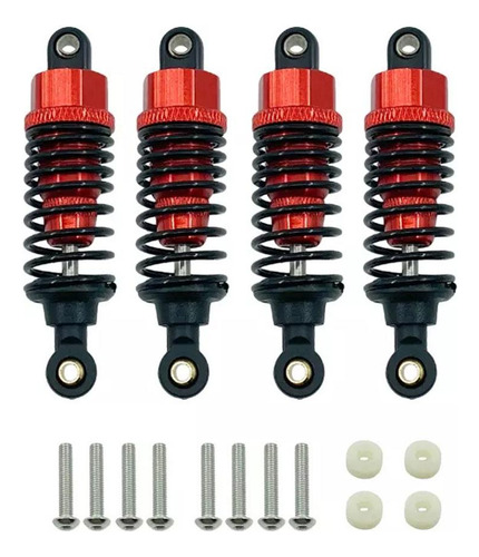 Amortiguadores De Coche Rc Juego De Amortiguadores De Rojo