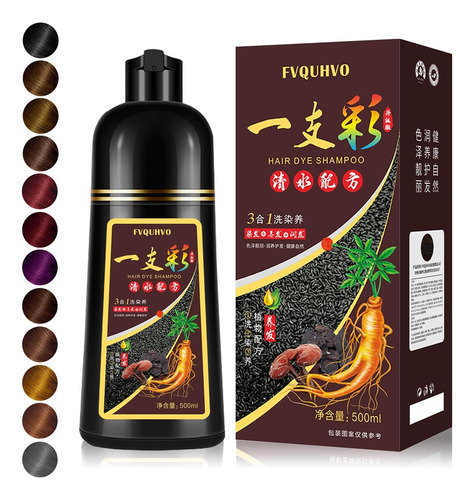 Shampoo De Tintura De Cabelo Castanho Claro Onilyua Para Y3