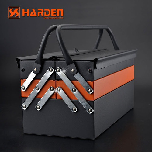 Imagen 2 de 2 de Caja Herramientas Metálica Fuelle 53cm Harden Profesional
