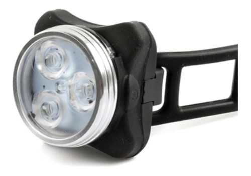  Luz De Bicicleta Usb Recargable 3 Led Delantera 250lm Pro