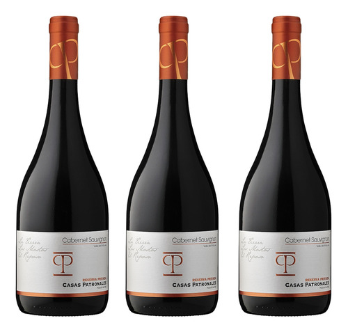 3 Vinos Casas Patronales Reserva Privada Cabernet Sauvignon