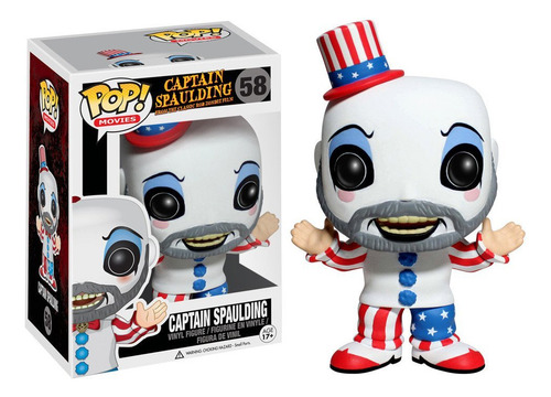 Funko Pop Captain Spaulding Original Vaulted Terror Nuevo (Usado)