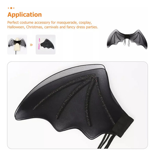 Accesorio Para Disfraz De Halloween, Alas De Murciélago, Maq