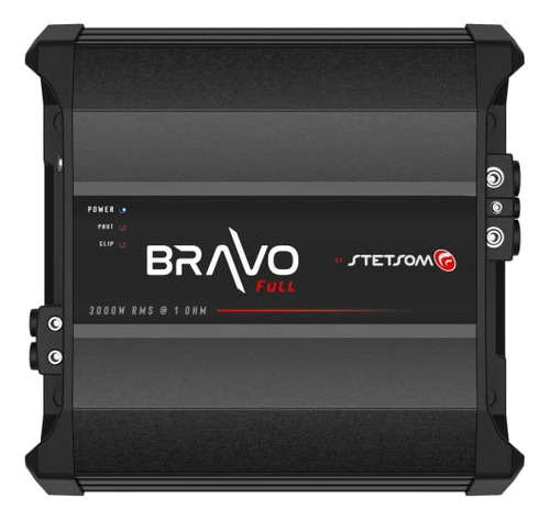 Amplificador Stetsom Bravo Full 3000 - Sonido Hd Y Potencia