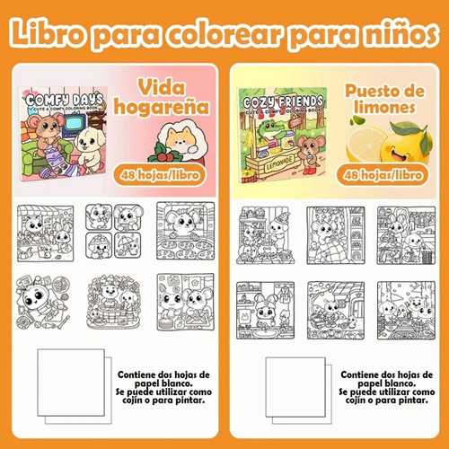 Libro Para Colorear De 4 Piezas, Libro De Dibujo, 192 Dibujo