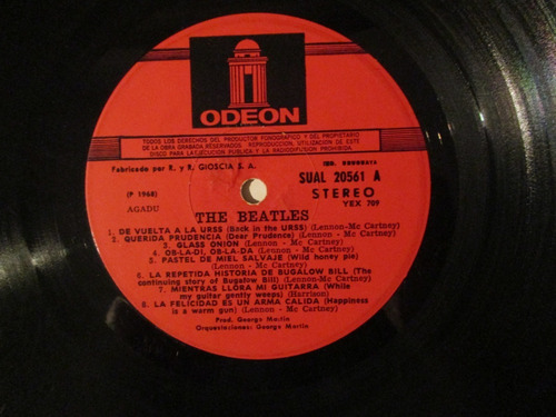 Imagen 5 de 6 de The Beatles (album Blanco) (emi Odeon Surl 20561/62) Uruguay