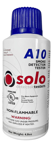 Aerossol Spray Para Testar Detectores De Fumaça - Solo A10