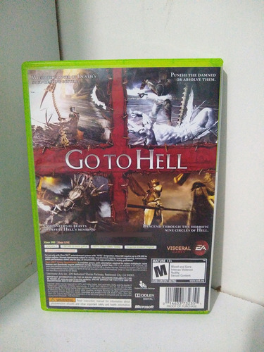 Dante's Inferno Xbox 360 Mídia Fisíca Usado (Usado)