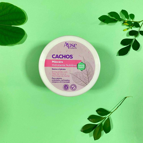Máscara Apse Cachos Hidratante Nutritiva 500g Apse