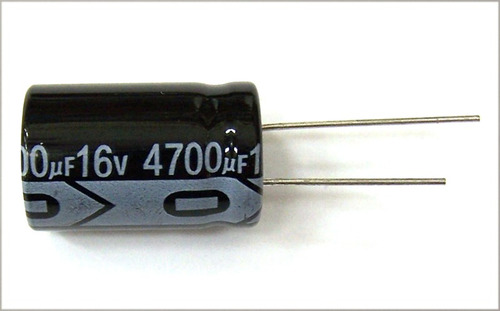 Imagen 1 de 1 de Condensador Capacitor Electrolitico  4700uf 16v (2pzas)