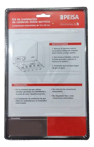 Caldera Peisa Doble Servicio Prima Tec 24 Con Kit Conexiones