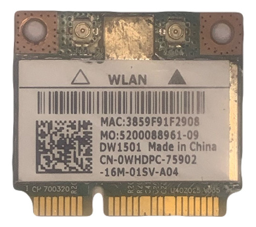 Bcm94313hmg2l Placa Wifi Para Notebook Dell Lat E5420 E6430 (Usado)