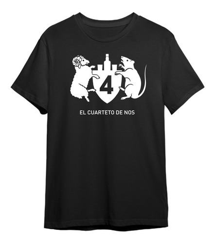 Polera Logo Clásico Cuarteto De Nos / Sotemono Merch 