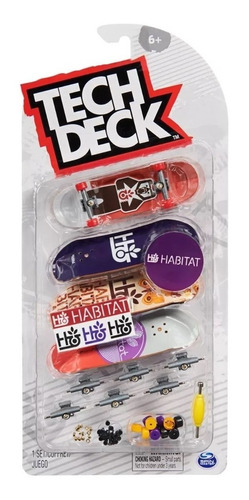 Pack 4 Finger Skate Tech Deck Original Envio Gratis