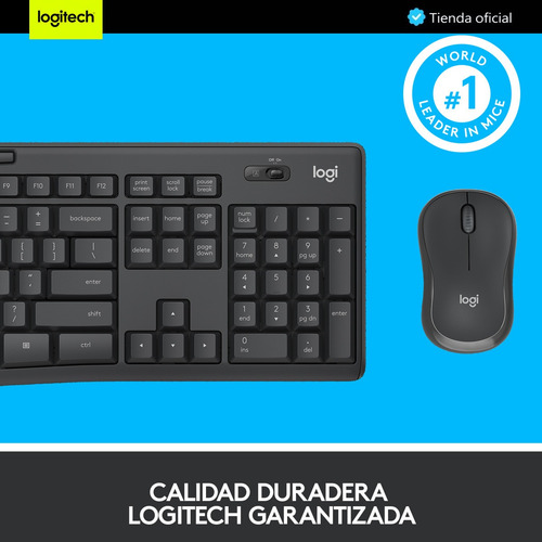 Imagen 8 de 10 de Logitech Mk295, Combo Inalámbrico Silencioso Teclado Y Mouse