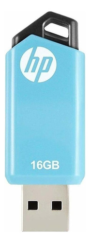 Memoria USB HP v150w 16GB 2.0 celeste y negro