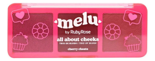 Trio De Blush All About Cheeks Melu Ruby Rose Rr1000