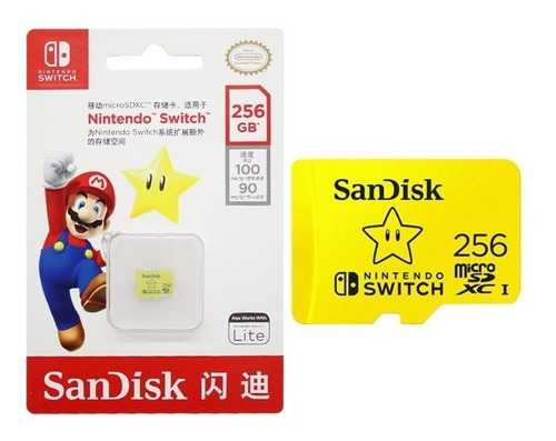 Micro Sd De 256gb Para Nintendo Switch Original Sandisk-