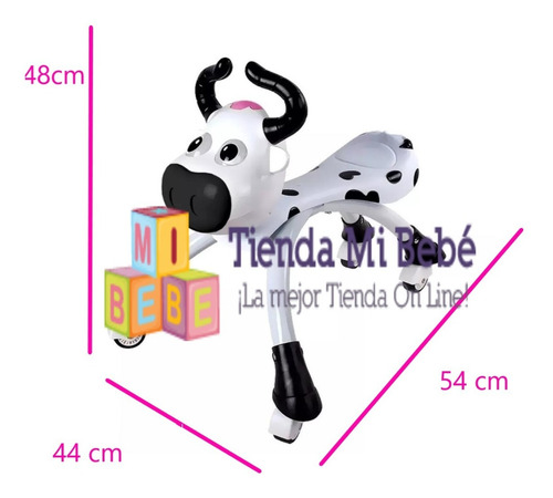 Imagen 4 de 6 de Pata Pata Vaca Lola Andador Bebe Cancion Granja Zenon