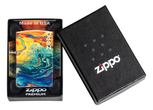 Isqueiro Zippo Design Colorido De Zippo 48778