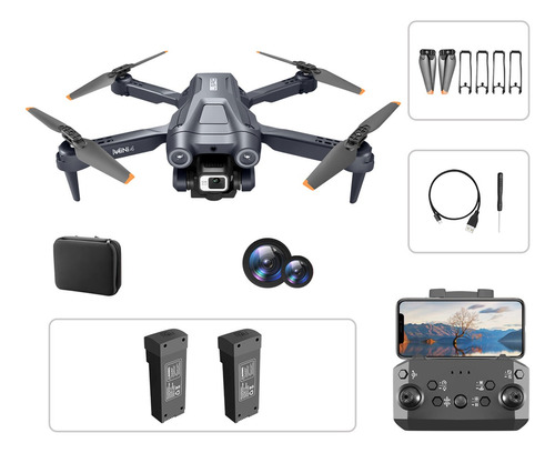 Drone Profissões Mini 4 4k Azul 2 Baterias Câmera Dupla