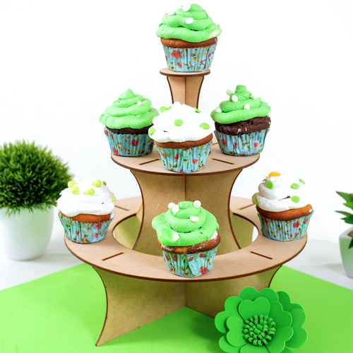 Imagen 3 de 8 de Kit Candy Bar Para Mesa De Dulces Cupcakes #17