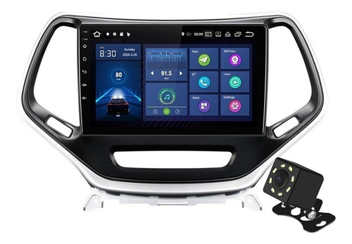 Estéreo Android 10 Carplay For Jeep Cherokee 5 Kl 2014-2018