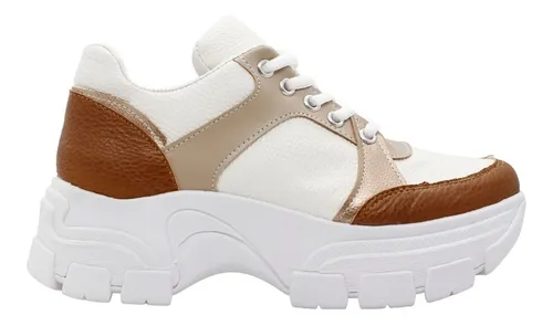 Zapatillas Mujer Sneakers Urbanas Plataforma Alta Deportiva