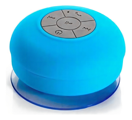 Caixa Som Banheiro Prova Dágua Bluetooth - Azul