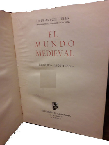 Imagem 2 de 4 de Friedrich Heer - El Mundo Medieval