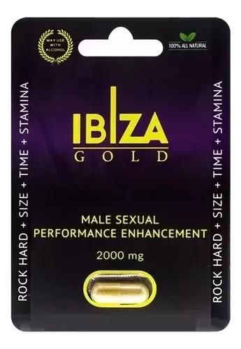 Ibiza Gold Pastilla Vigorizante Hombre 1pz 5 Días De Efecto