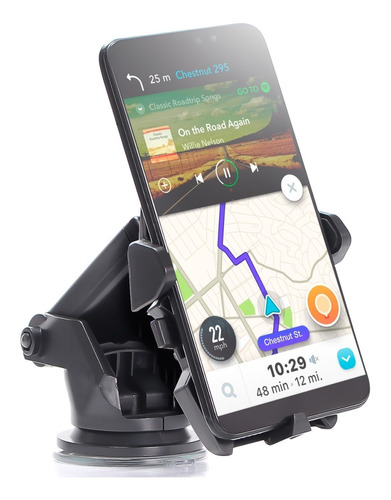 Suporte Celular Gps Carro Veicular Sp-72 Trava Automática