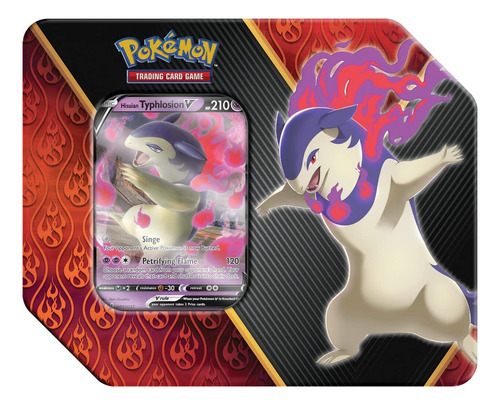 Pokemon Tarjetas: Lata Divergente De Tiphlosion Hisuian V