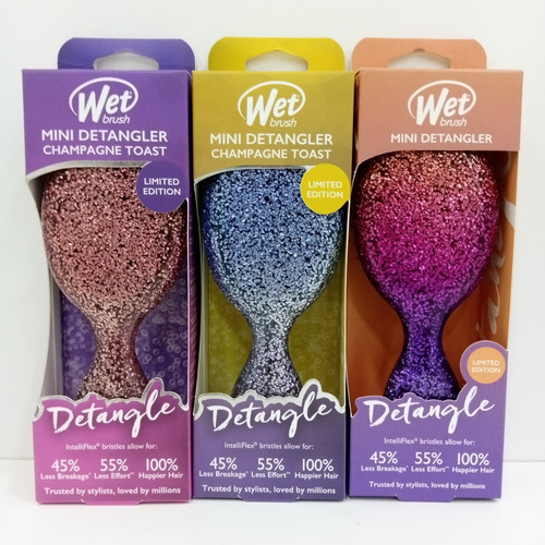 Imagen 1 de 9 de Cepillo Wet Brush | Mini Detangler- Escarchado