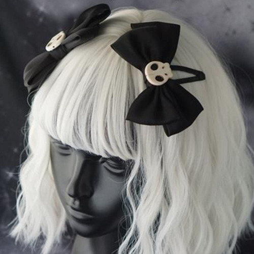Pinzas For El Pelo Con Forma De Lazo (bk) Con Adornos Para