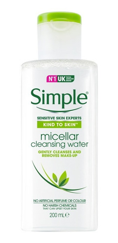 Agua Micelar Simple Micellar Cleansign Water 200ml Unilever