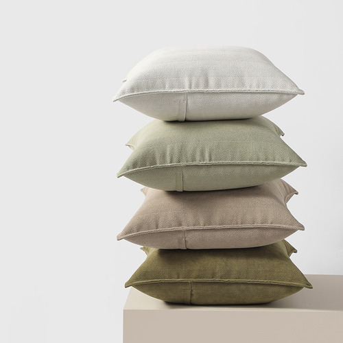 Funda De Almohada Moderna Y Minimalista De Chenilla Con Bord