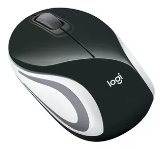 Mini Mouse Sem Fio M187 Com Pilha Inclusa Preto Logitech