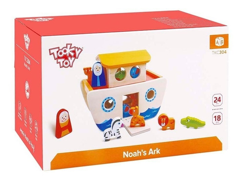 Juego Infantil Tooky Toy Arca De Noé Encastre