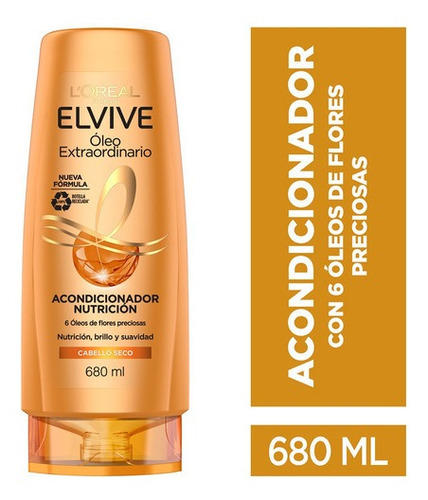  Acondicionador Oleo Extraordinario Universal 680ml Elvive