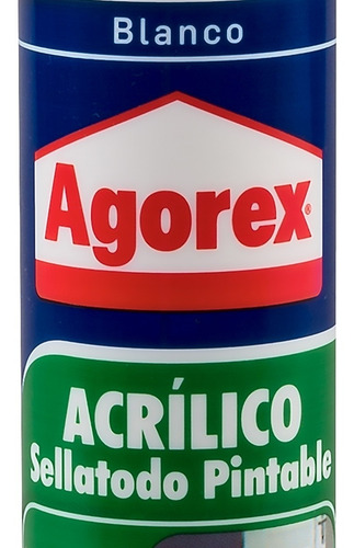 Sellante Profesional Acrilico Agorex 600 Blanco 300ml