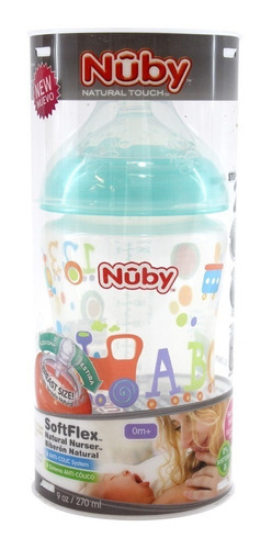 Tetero Nuby Softflex Bebes 9 Oz Biberon Anticolico